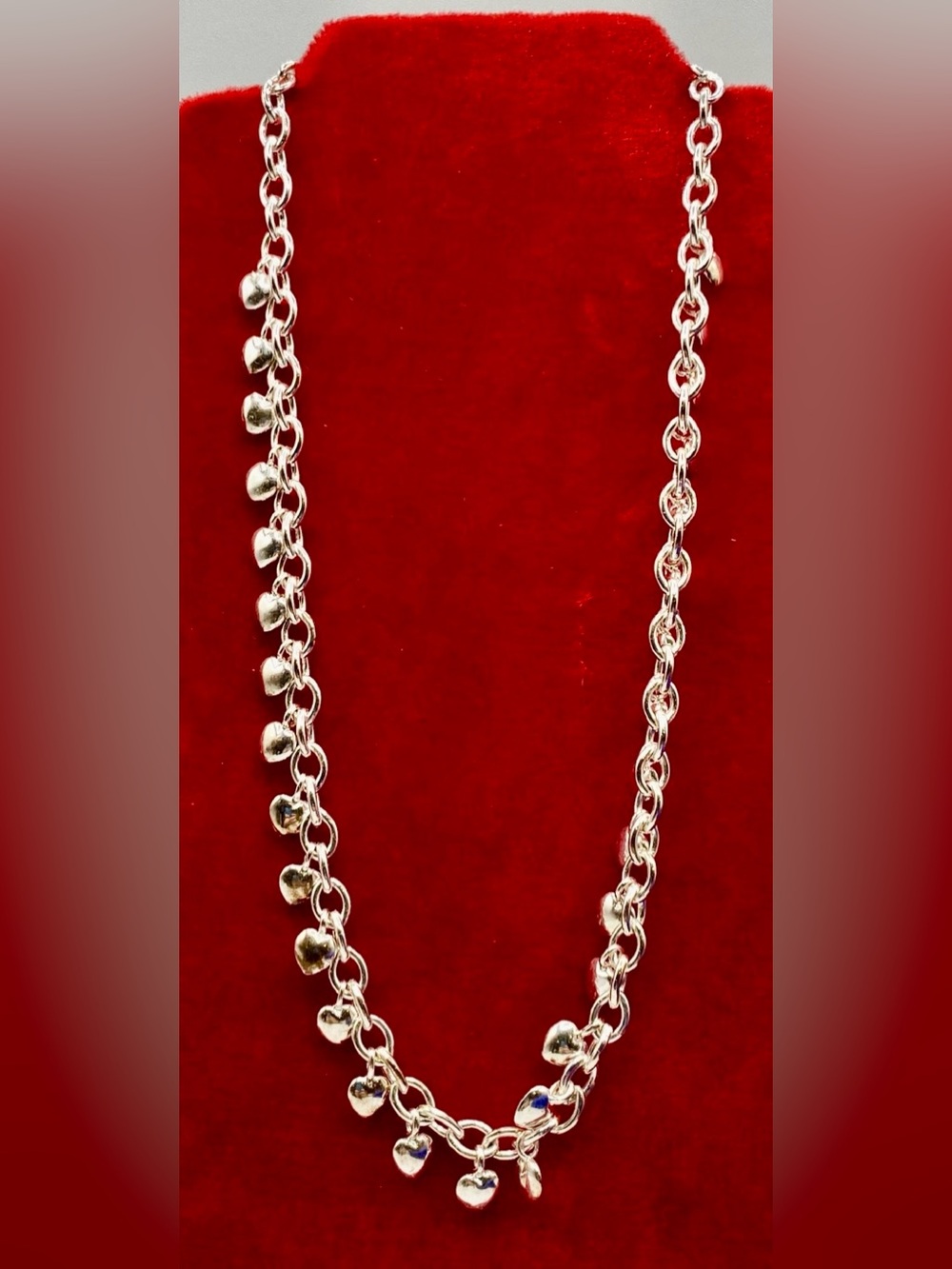 Sterling Silver NWT Ecclissi Heart Charm Necklace